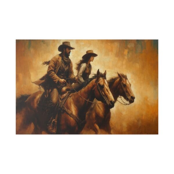 60502 - Two Ride - Canvas, Stretched Ready to Hang! - Image 3