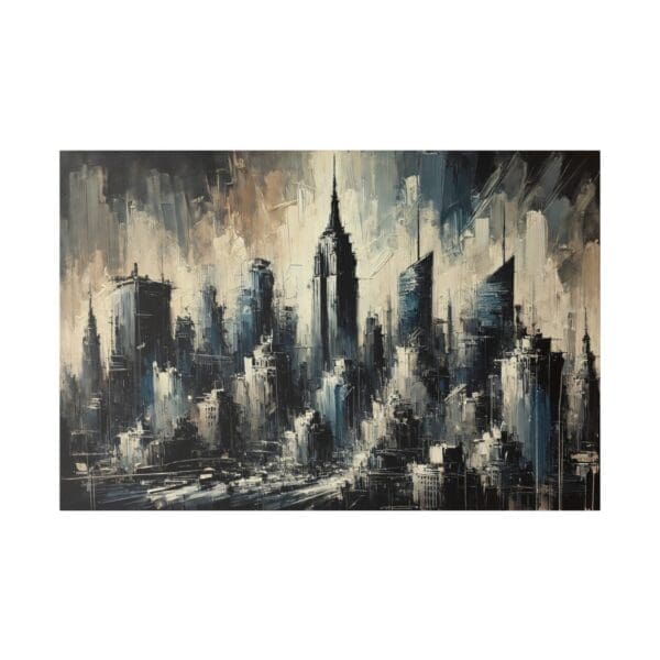 70211 - New York Abstract II - Canvas, Stretched Ready to Hang! - Image 2
