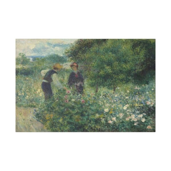 10297 - Renoir, Picking Flowers - Canvas, Stretched Ready to Hang! - Image 5