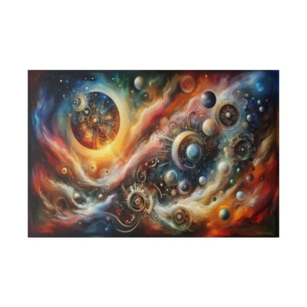 50952 - Steampunk Planet - Canvas, Stretched Ready to Hang! - Image 2