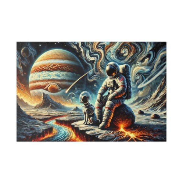 60812 - Lava Moon Dog - Canvas, Stretched Ready to Hang! - Image 2