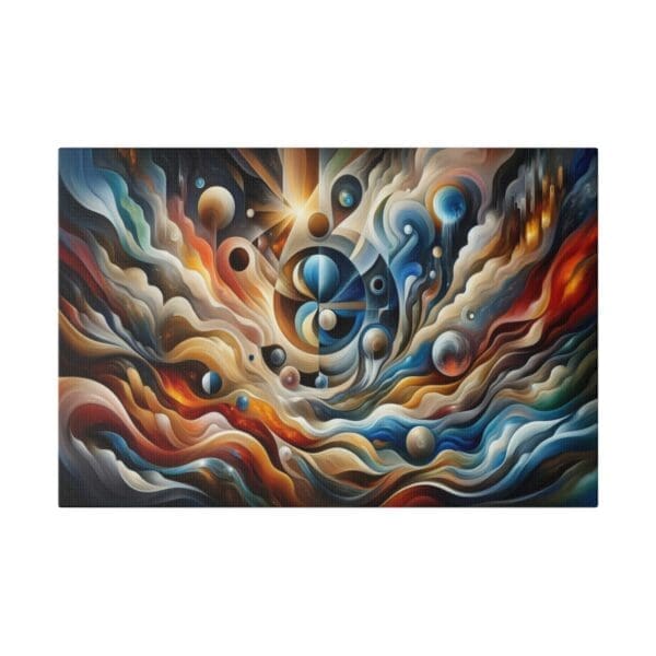 50951 - Vibrant Worlds Abstract - Canvas, Stretched Ready to Hang! - Image 5