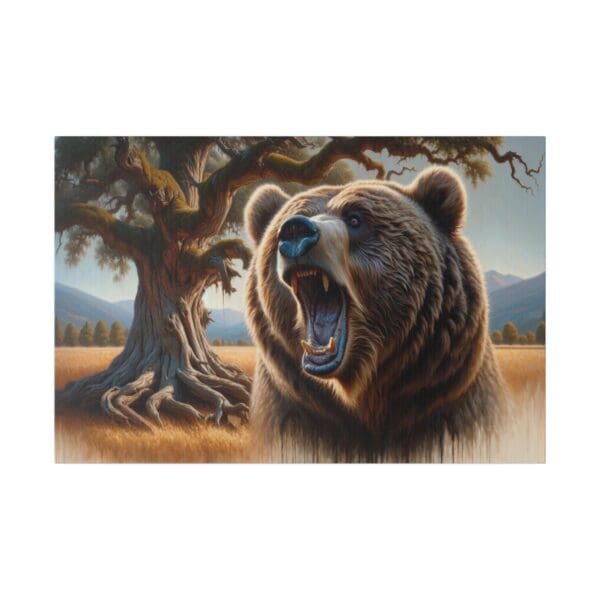 60200 - Grizzly Roar - Canvas, Stretched Ready to Hang. - Image 5