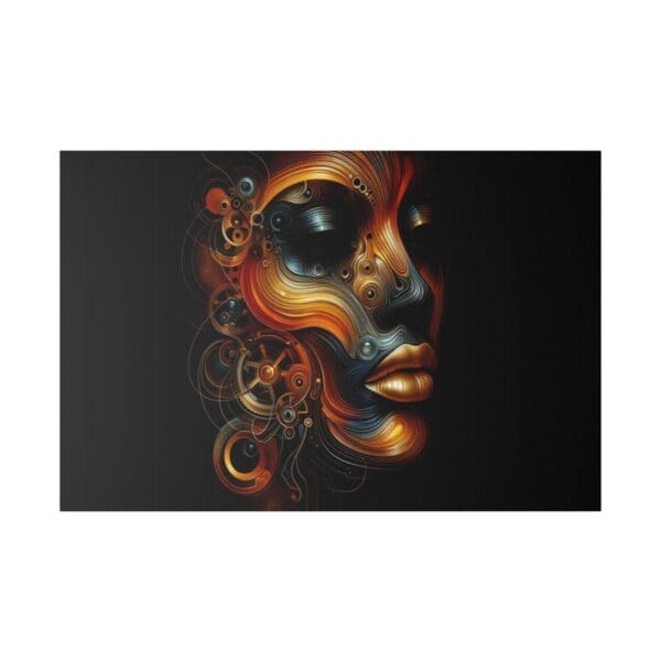 70404 - Dark Orange Seduction II - Canvas, Stretched Ready to Hang! - Image 2