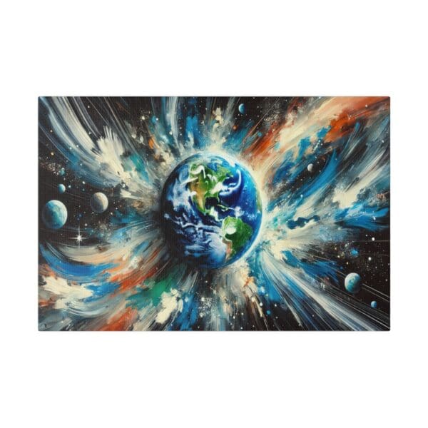 60802 - Earth Abstract III - Canvas, Stretched Ready to Hang! - Image 4