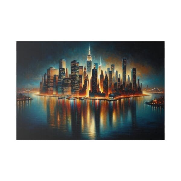 70216 - New York Color Abstract - Canvas, Stretched Ready to Hang! - Image 2