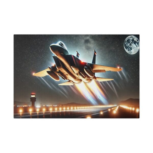 60923 - Moon Takeoff - Canvas, Stretched Ready to Hang! - Image 4