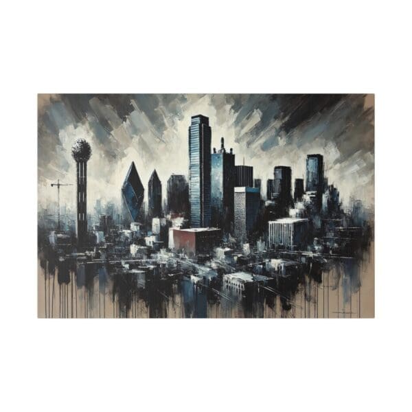 70204 - Dallas Abstract - Canvas, Stretched Ready to Hang! - Image 5