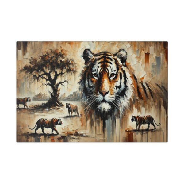 60105 - Tiger Time - Canvas, Stretched Ready to Hang. - Image 4