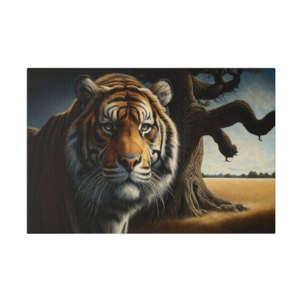 60111 - Tiger Closeup - Canvas, Stretched Ready to Hang. - Image 4