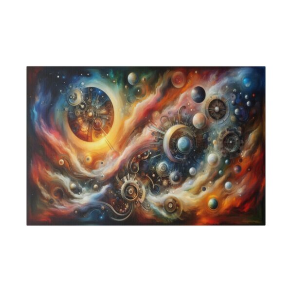 50952 - Steampunk Planet - Canvas, Stretched Ready to Hang! - Image 5