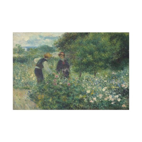 10297 - Renoir, Picking Flowers - Canvas, Stretched Ready to Hang! - Image 2