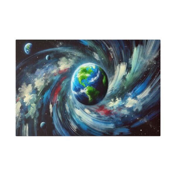 60801 - Earth Abstract II - Canvas, Stretched Ready to Hang! - Image 4