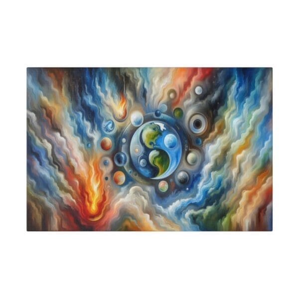 50954 - Earth And Planets - Canvas, Stretched Ready to Hang! - Image 4