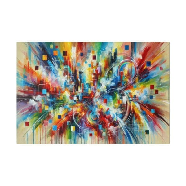 50914 - Abstract Colors - Canvas, Stretched Ready to Hang. - Image 4