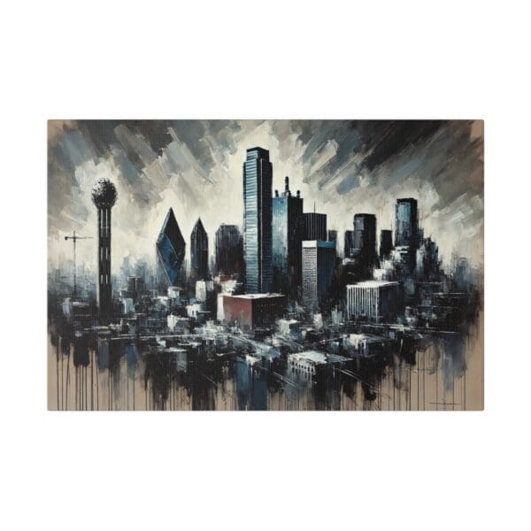 70204 - Dallas Abstract - Canvas, Stretched Ready to Hang! - Image 4