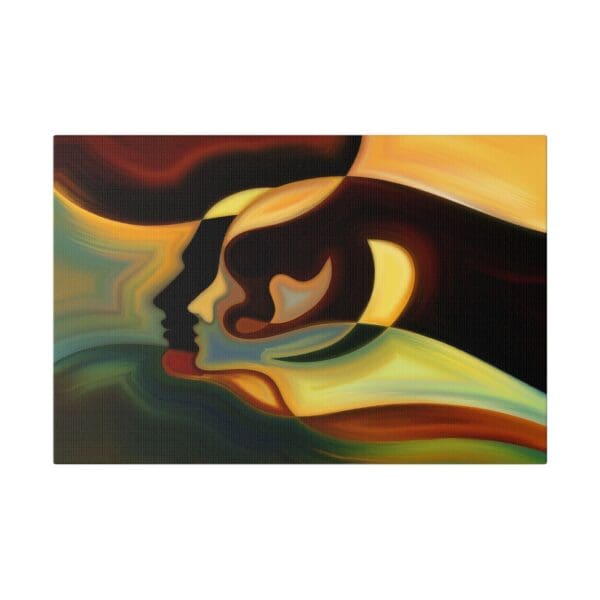 10702 - Abstract Faces Blaze - Canvas, Stretched Ready to Hang! - Image 4