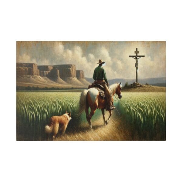 60566 - Cowboy Cross III - Canvas, Stretched Ready to Hang! - Image 4