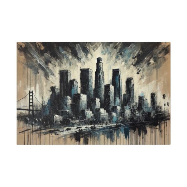 70208 - Los Angeles Abstract - Canvas, Stretched Ready to Hang! - Image 5