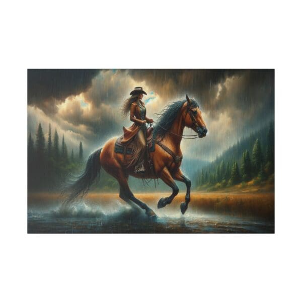 60552 - River Crossing - Canvas, Stretched Ready to Hang! - Image 2
