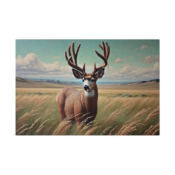 70505 - Deer In Field - Canvas, Stretched Ready to Hang! - Image 4