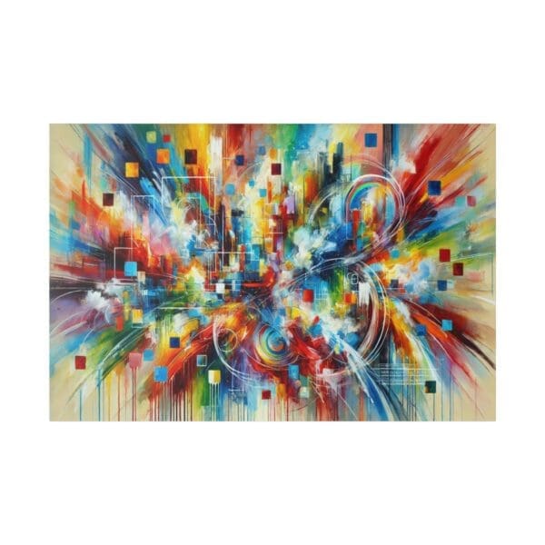 50914 - Abstract Colors - Canvas, Stretched Ready to Hang. - Image 3