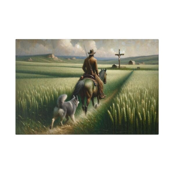 60567 - Cowboy Cross IV - Canvas, Stretched Ready to Hang! - Image 4