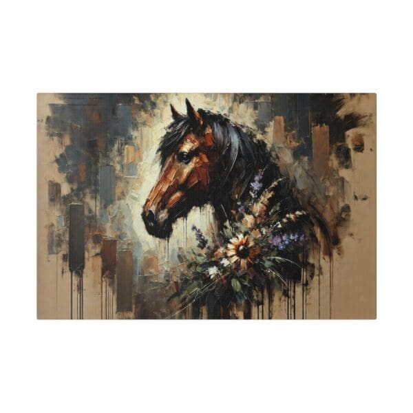 50522 - Sunflower Brown Horse II - Canvas, Stretched Ready to Hang. - Image 4