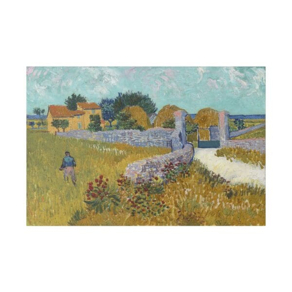 10303 - Van Gogh, Farmhouse in Provence - Canvas, Stretched Ready to Hang! - Image 2