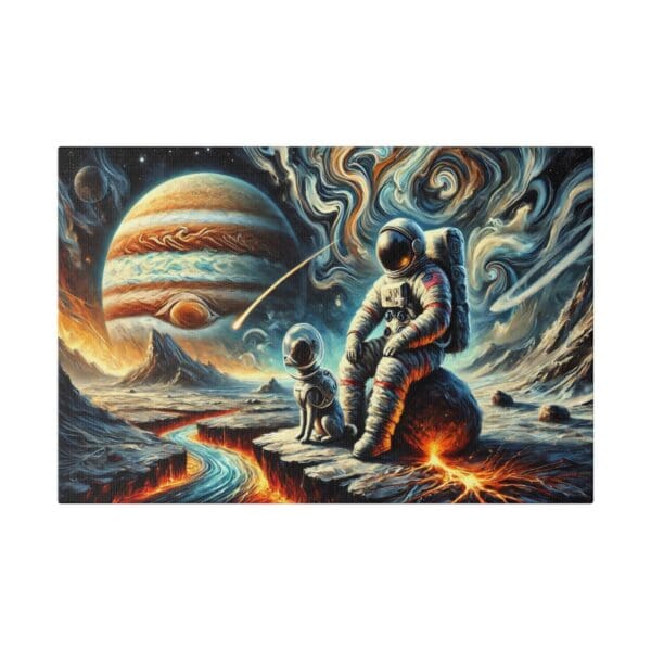 60812 - Lava Moon Dog - Canvas, Stretched Ready to Hang! - Image 4
