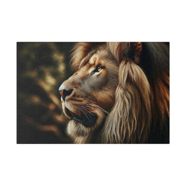 60405 - Majestic Lion Profile - Canvas, Stretched Ready to Hang! - Image 4