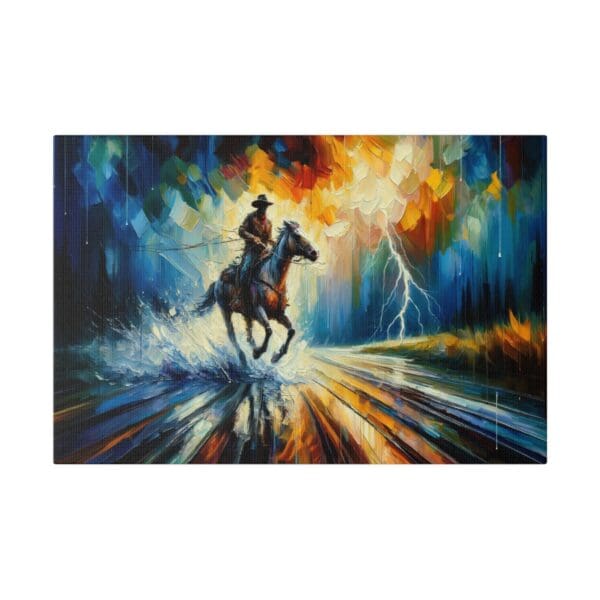 60508 - Cowboy Splash - Canvas, Stretched Ready to Hang! - Image 4