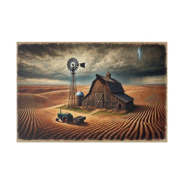 70007 - Old Barn Storm II - Canvas, Stretched Ready to Hang! - Image 2
