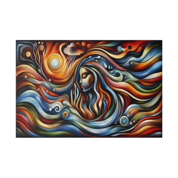 50947 - Sun Woman Portrait - Canvas, Stretched Ready to Hang! - Image 4