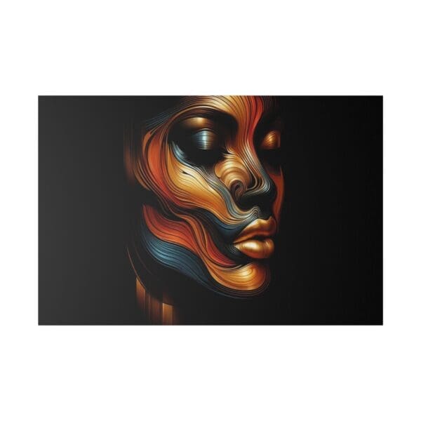 70405 - Dark Orange Seduction - Canvas, Stretched Ready to Hang! - Image 3