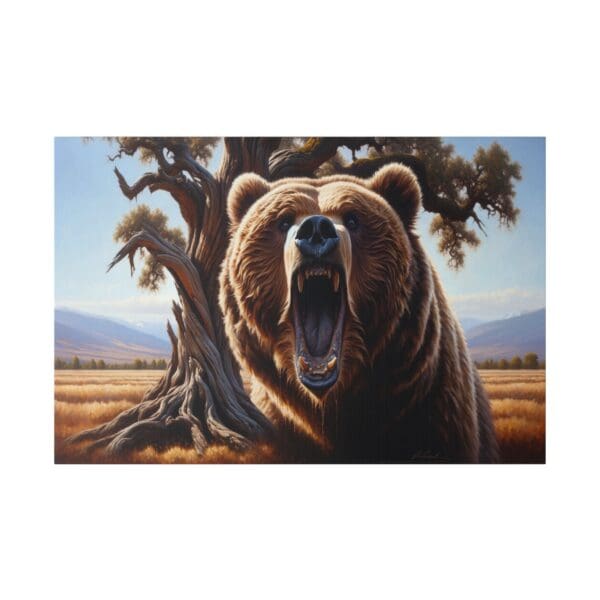 60201 - Grizzly Roar II - Canvas, Stretched Ready to Hang. - Image 2