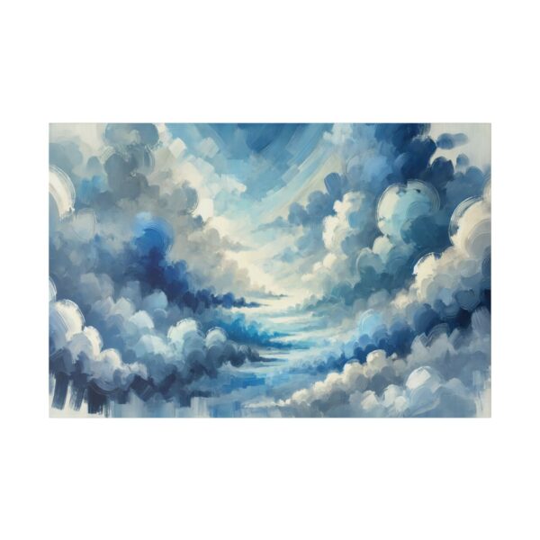 50944 - Blue Clouds III - Canvas, Stretched Ready to Hang! - Image 2