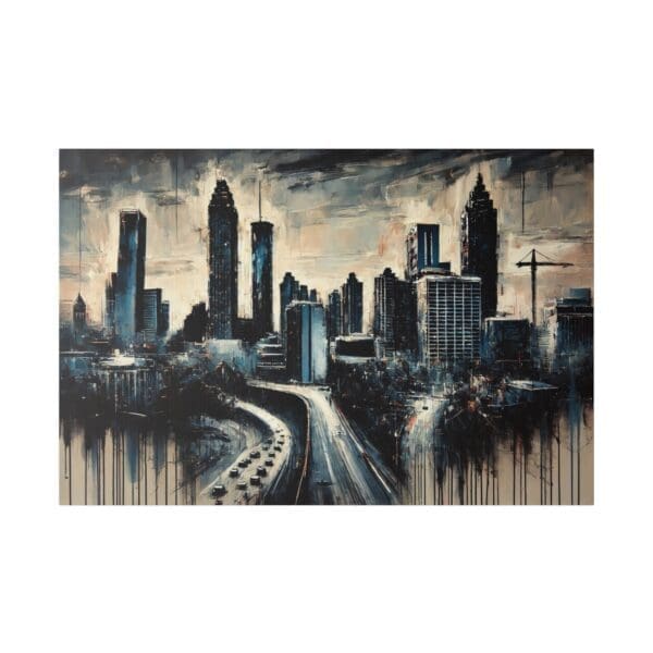 70200 - Atlanta Abstract - Canvas, Stretched Ready to Hang! - Image 2