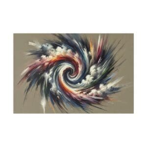 50958 - Hurricane Abstract - Canvas, Stretched Ready to Hang!