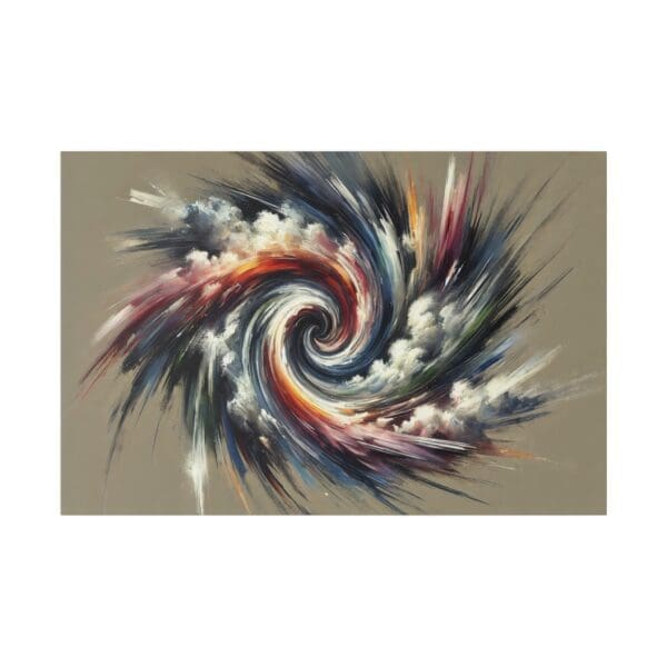 50958 - Hurricane Abstract - Canvas, Stretched Ready to Hang!