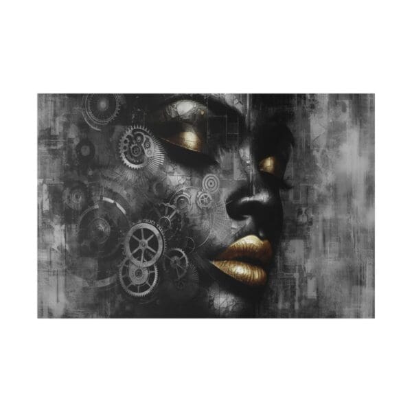 70434 - Mechanical Gold - Canvas, Stretched Ready to Hang! - Image 4