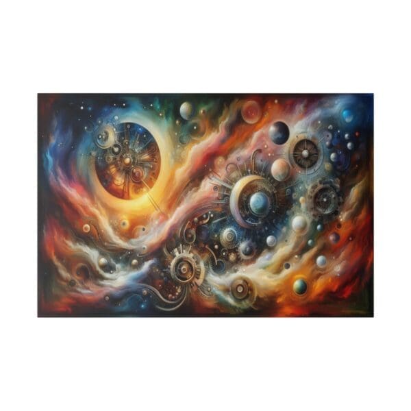 50952 - Steampunk Planet - Canvas, Stretched Ready to Hang!