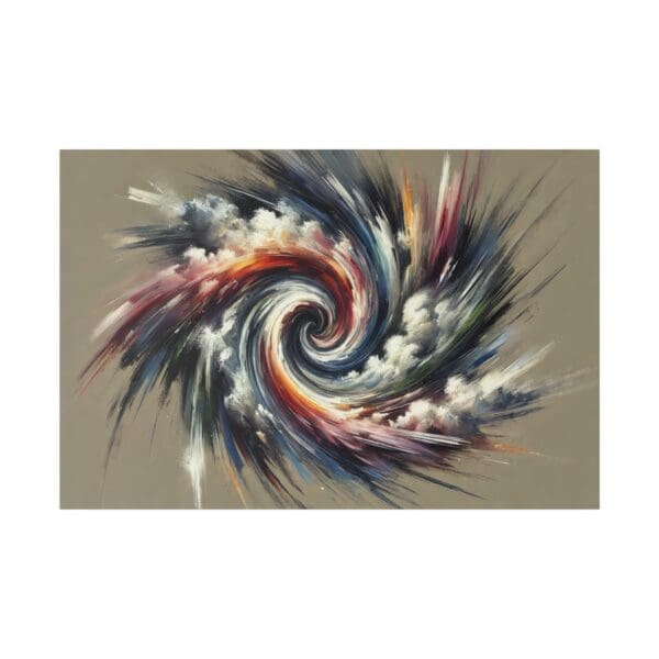 50958 - Hurricane Abstract - Canvas, Stretched Ready to Hang! - Image 3