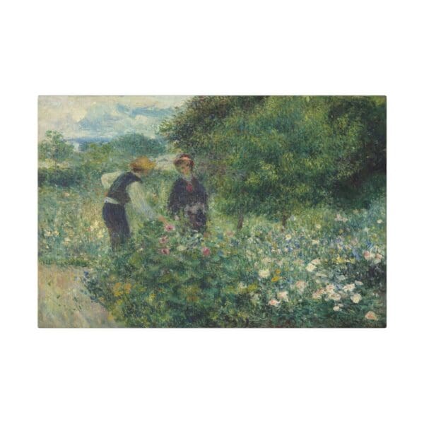 10297 - Renoir, Picking Flowers - Canvas, Stretched Ready to Hang! - Image 4