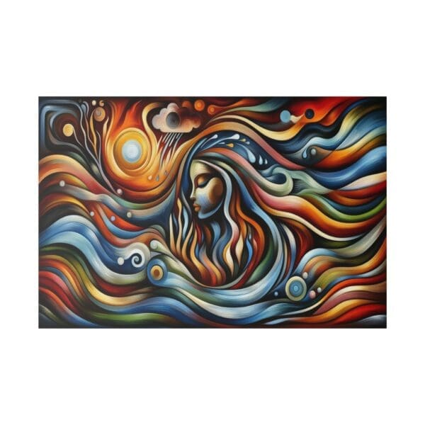 50947 - Sun Woman Portrait - Canvas, Stretched Ready to Hang! - Image 3