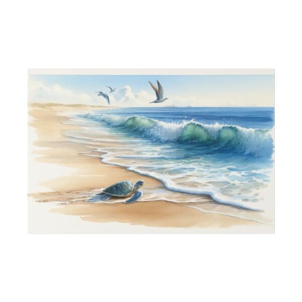 70102 - Turtle Slide - Canvas, Stretched Ready to Hang! - Image 2