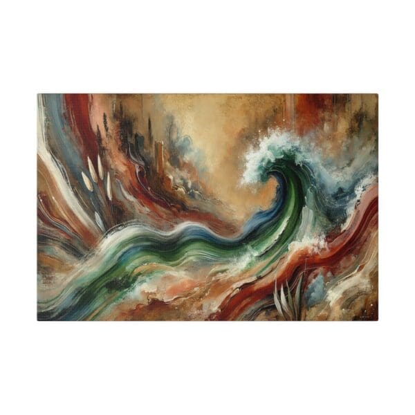50962 - Big Green Wave - Canvas, Stretched Ready to Hang! - Image 4