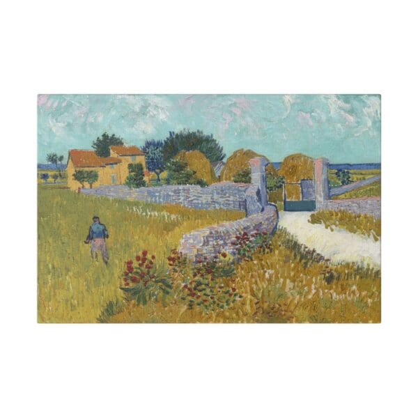 10303 - Van Gogh, Farmhouse in Provence - Canvas, Stretched Ready to Hang! - Image 4