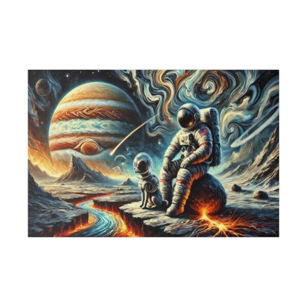 60812 - Lava Moon Dog - Canvas, Stretched Ready to Hang! - Image 5