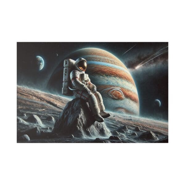 60815 - Moon Slope Man - Canvas, Stretched Ready to Hang! - Image 3